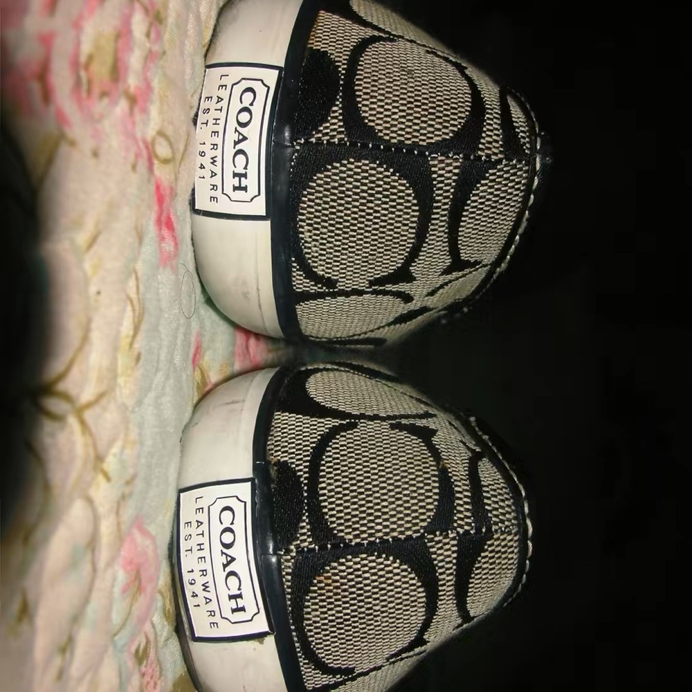 Coach Ballet Flats with Bow Accent - Picture 4 of 5